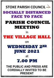 Parish Council Meeting - Wednesday 2nd June 2021
