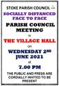 Parish Council Meeting - Wednesday 2nd June 2021