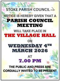 NEXT PARISH COUNCIL MEETING